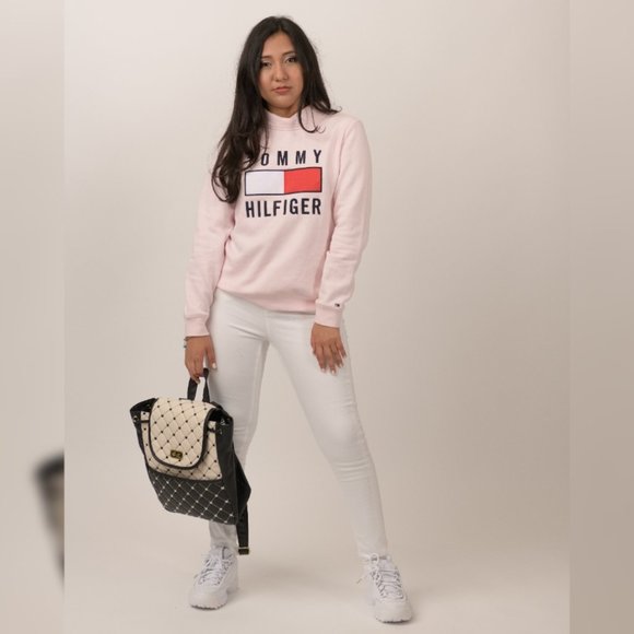 Tommy Hilfiger Pink Turtleneck Sweater - Picture 3 of 4